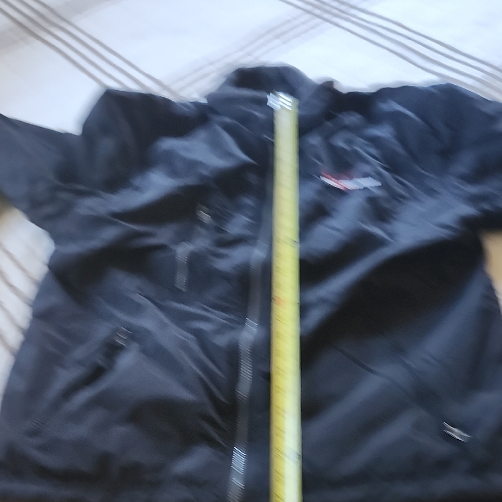Verizon Wireless Black and Gray Reversable Fleece Jacket By Dunbrooke. - Picture 12 of 16